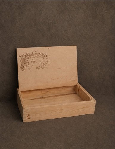 Scatola vino onda legno - scatola,