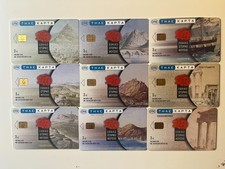 9 Schede Telefoniche Greche -