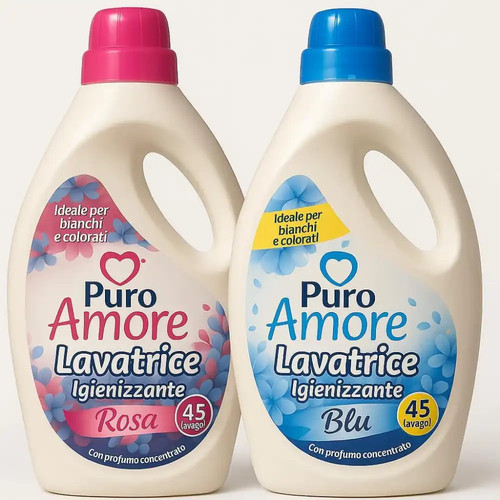 Puro amore detersivo lavatrice - amore,