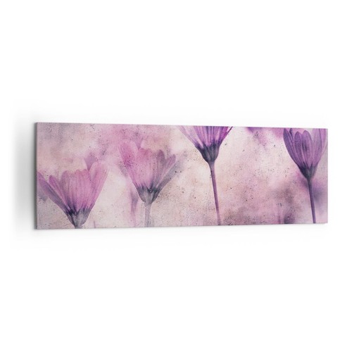 Quadro tela 160x50cm fiori - su,