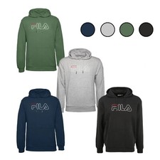 Felpa Fila Laban Con Cappuccio 4 Colori Uomo Donna Unisex Sport Casual Cotone