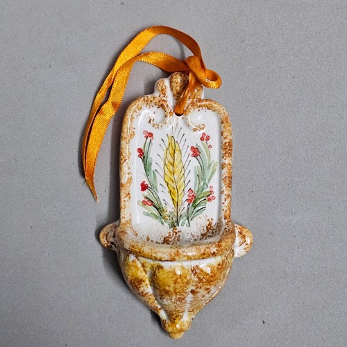 Acquasantiera ceramica deruta - ceramica,