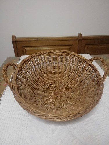 Cesto artigianale vimini stile - cesto,