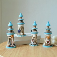 Ornamento faro in legno