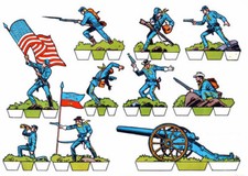 SOLDATINI DI CARTA GETTISBURG