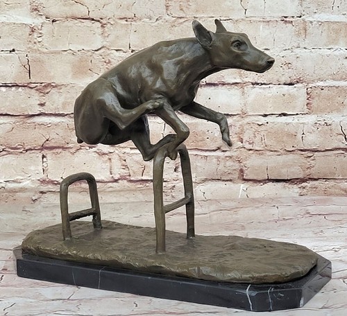 Doberman bronzo vintage 1994