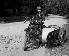 Negativo vintage moto e