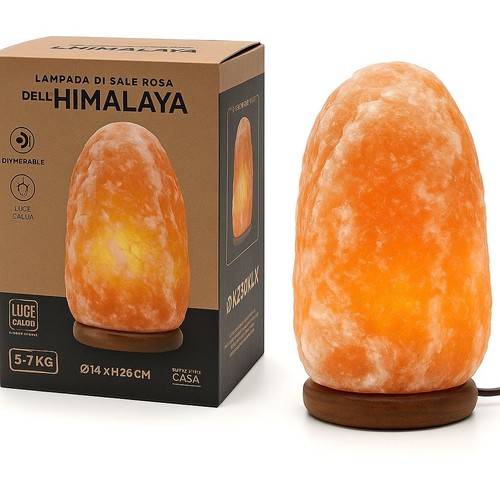 Lampada sale himalayano 5 - di,