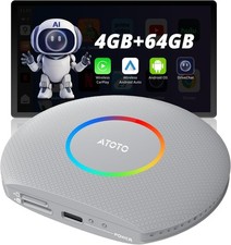 CB6 CarPlay AI Box 2025 Wireless CarPlay Android 13 Bluetooth Wi-Fi 4G LTE 4+64G