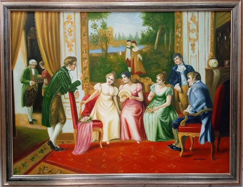 Quadro stile antico - quadro, olio