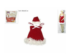 Vestito babbo natale donna