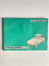 MC536 MANUALE ORIGINALE USO E MANUTENZIONE  CITROEN DYANE 6 (AY - CB) - AUTO  75