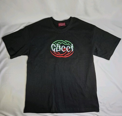 Gucci shirt nera jersey - t-shirt,