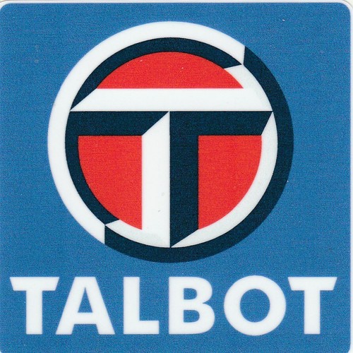 Talbot sticker vinyle laminé - ,
