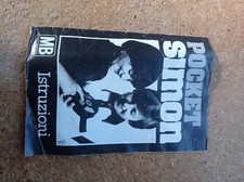 VINTAGE 1980  Pocket Simon libretto di istruzioni.
