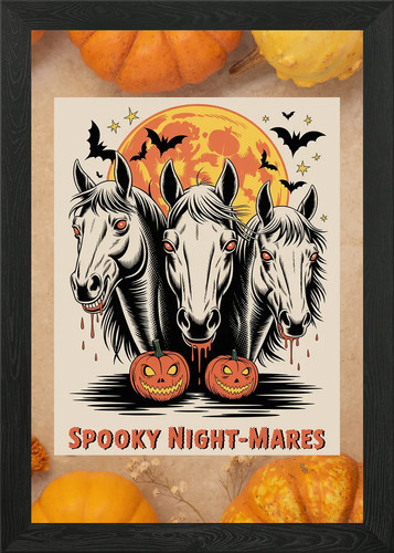 Spooky night mares halloween - spooky, night-mares