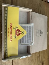 Montecristo Half Edmundo Empty Cigar Box Made Of Ceder Wood