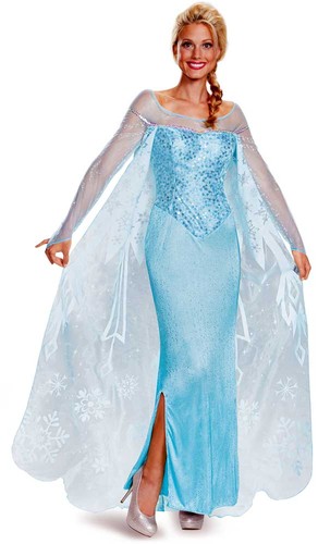 Vestito costume adulto elsa - costume,