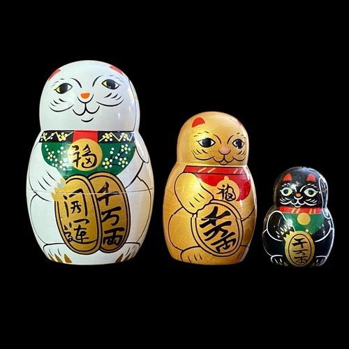 Lucky cat matrioska - lucky,