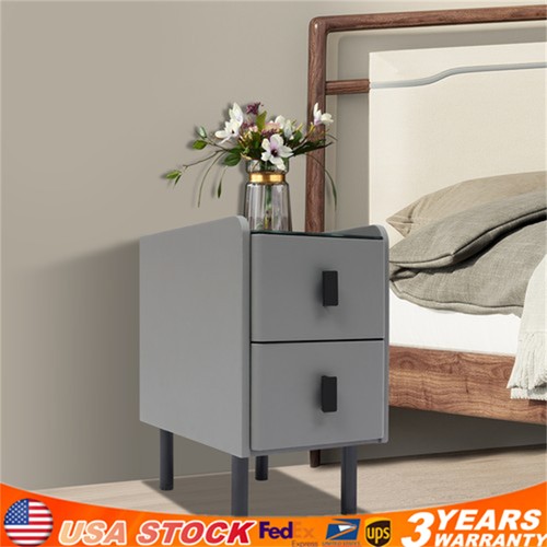 Comodino led con cassetti - comodino,
