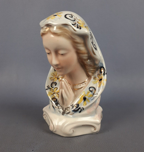 Scultura porcellana madonna - porcellana,