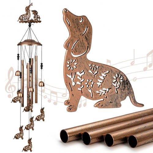 Dachshund dog wind chimes - wind,