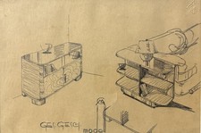 Mobiletto da disegno e schizzo