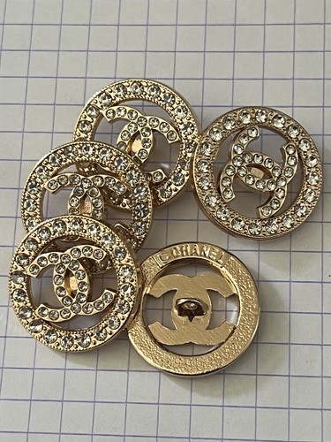 Boutons chanel vintage - boutons,
