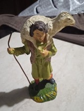 Statuina Personaggio Presepe Confalonieri  Chialu' In Pasta Vintage 