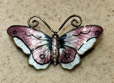Spilla farfalla vintage smalto
