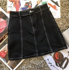 MINIGONNA IN JEANS CON