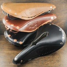 SELLA bici da strada in pelle Brooks B17 vintage Schwinn MTB Raleigh Tour bicicletta SEAT