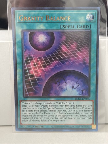 Yugioh gravity balance - gravity,