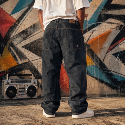 Jeans vintage karl kani uomo - jeans,