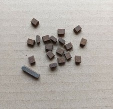 MOTO - CICLOMOTORI EPOCA STOCK N°20 MINI CHIAVETTE LINGUETTE PIANE (VEDI MISURE)