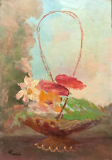 Dipinto Originale Natura Morta Fiori Guido Guidi cm. 35 x 50