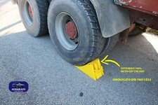 CUNEO FERMARUOTA PER CAMION FERMA BLOCCA RUOTA PASSATOIA OMOLOGATO AUTOCARRO 