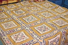 telo indiano copriletto ttt02 copriletto , con ricami