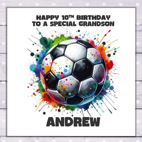 Biglietto compleanno calcio - biglietto,