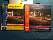 THE FREDDIE MERCURY TRIBUTE VOL. 1 & 2 - 2 LASER DISC NTSC JAPAN 1992 PERFECT
