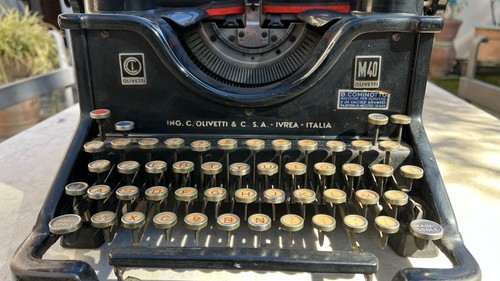 Macchina scrivere olivetti - macchina, da