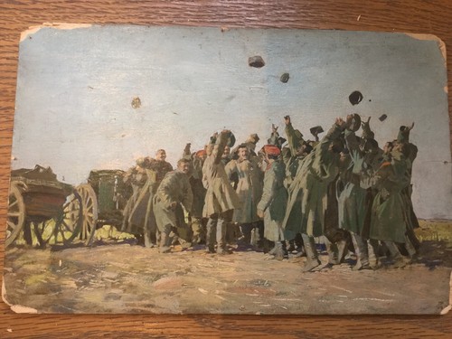 Dipinto olio russo - ad, ucraino