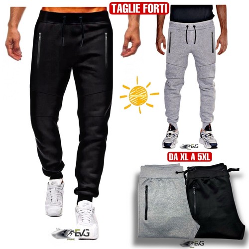 Pantalone tuta uomo polsini - uomo,