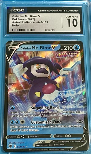 Carta pokemon galarian - pokemon,
