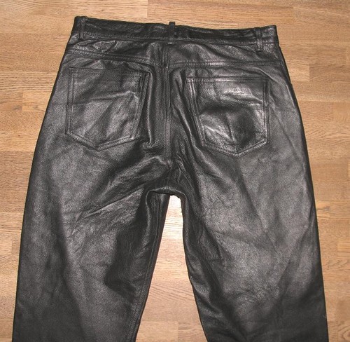 Uomo jeans pelle - uomo-, pelle/pantaloni