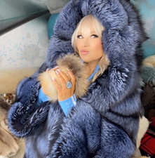 TUBO / SCALDAMANI IN VERA PELLICCIA DI VOLPE GOLDEN ISLAND