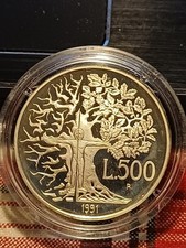 500 LIRE ARGENTO PROOF 1991