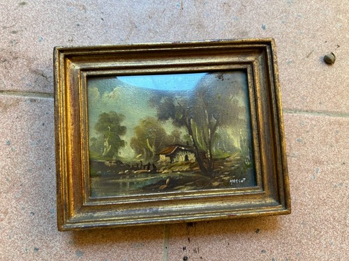 Quadro dipinto vintage margot - quadro,