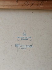 QUADRO NICOLA VIETTI, 5O X 70 COMPRESA CORNICE, Condizioni Perfette