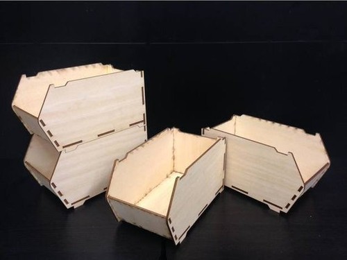 Espositore legno scatola - espositore,